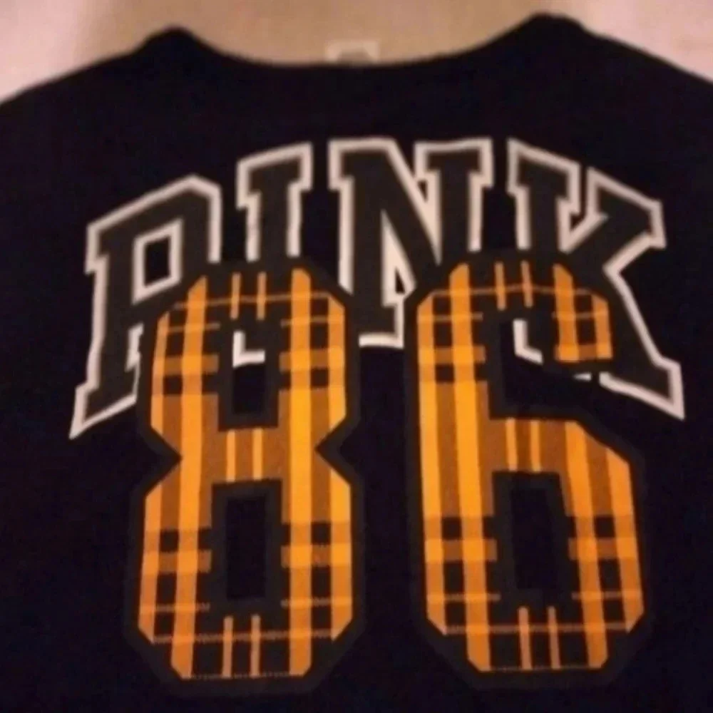 VS PINK "86' shirt-oversized small *NEW* - Picture 4 of 6